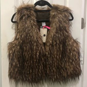 Faux Fox Fur Vest